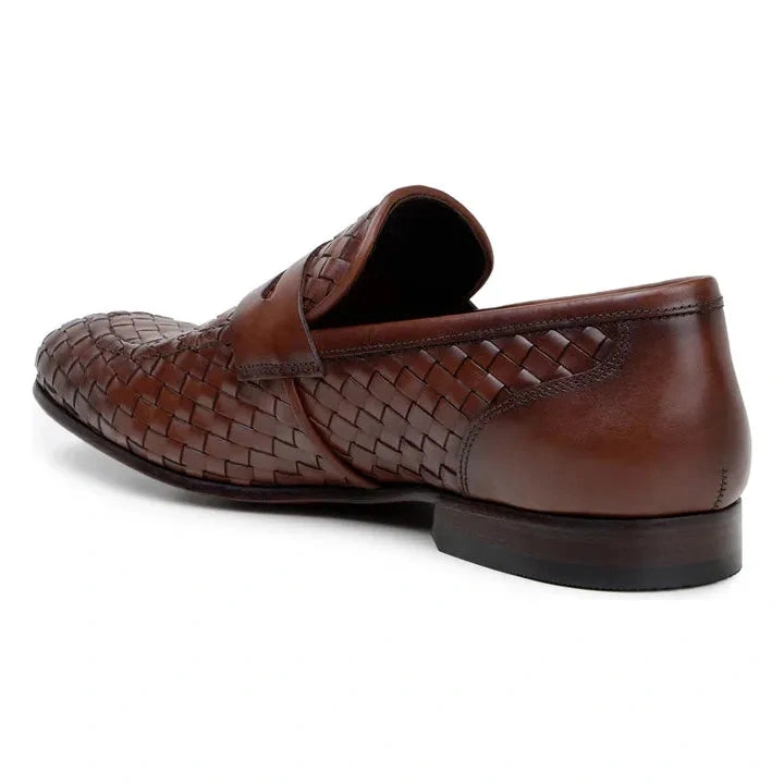 Belvedere Luca: Elegancja Włoska, Skórzane Penny Loafers w Odcieniu Ant. Tan – Twoje Nowe Ulubione Buty!
